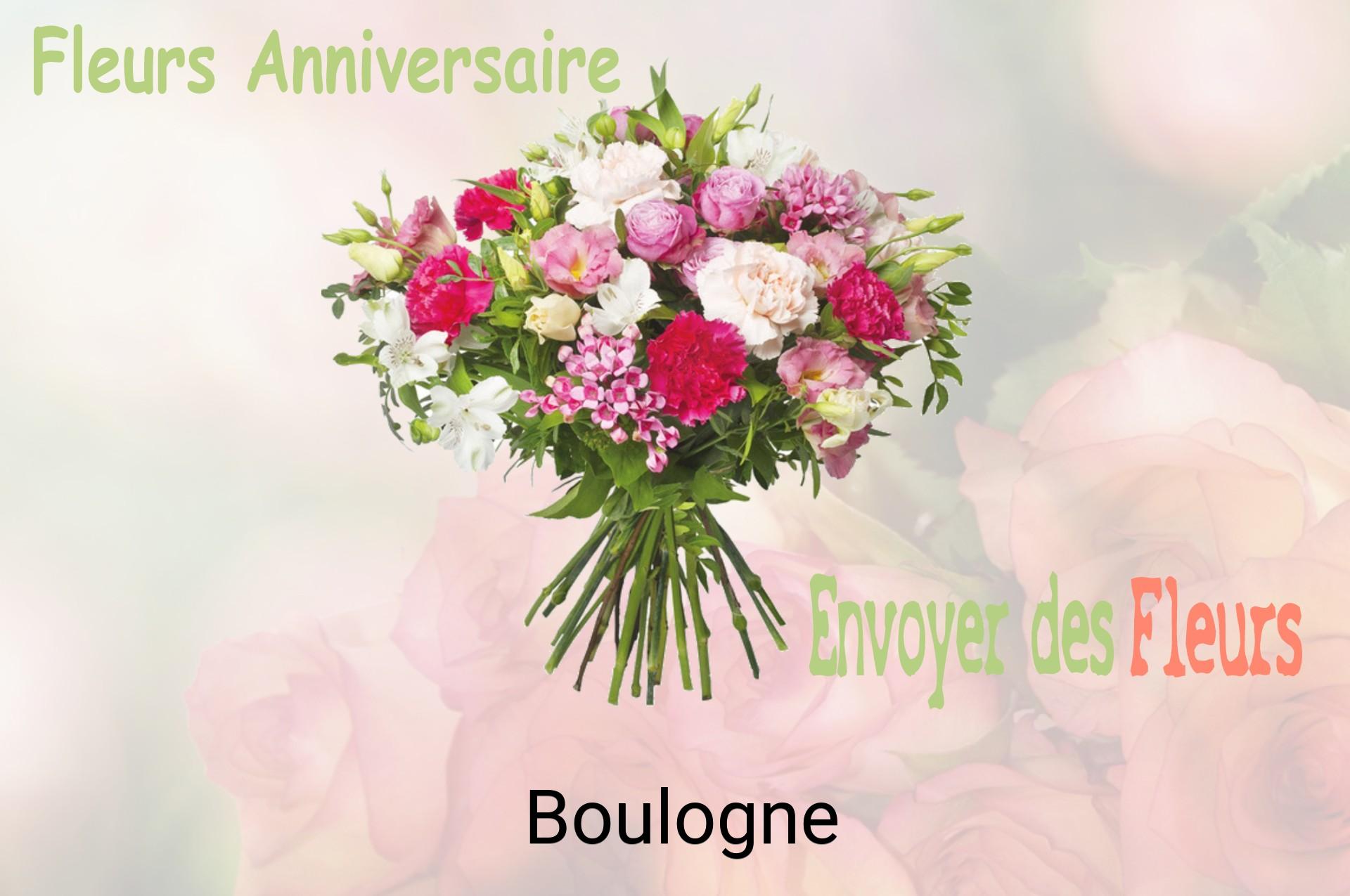 Bouquet de fleurs d’anniversaire livré à Boulogne