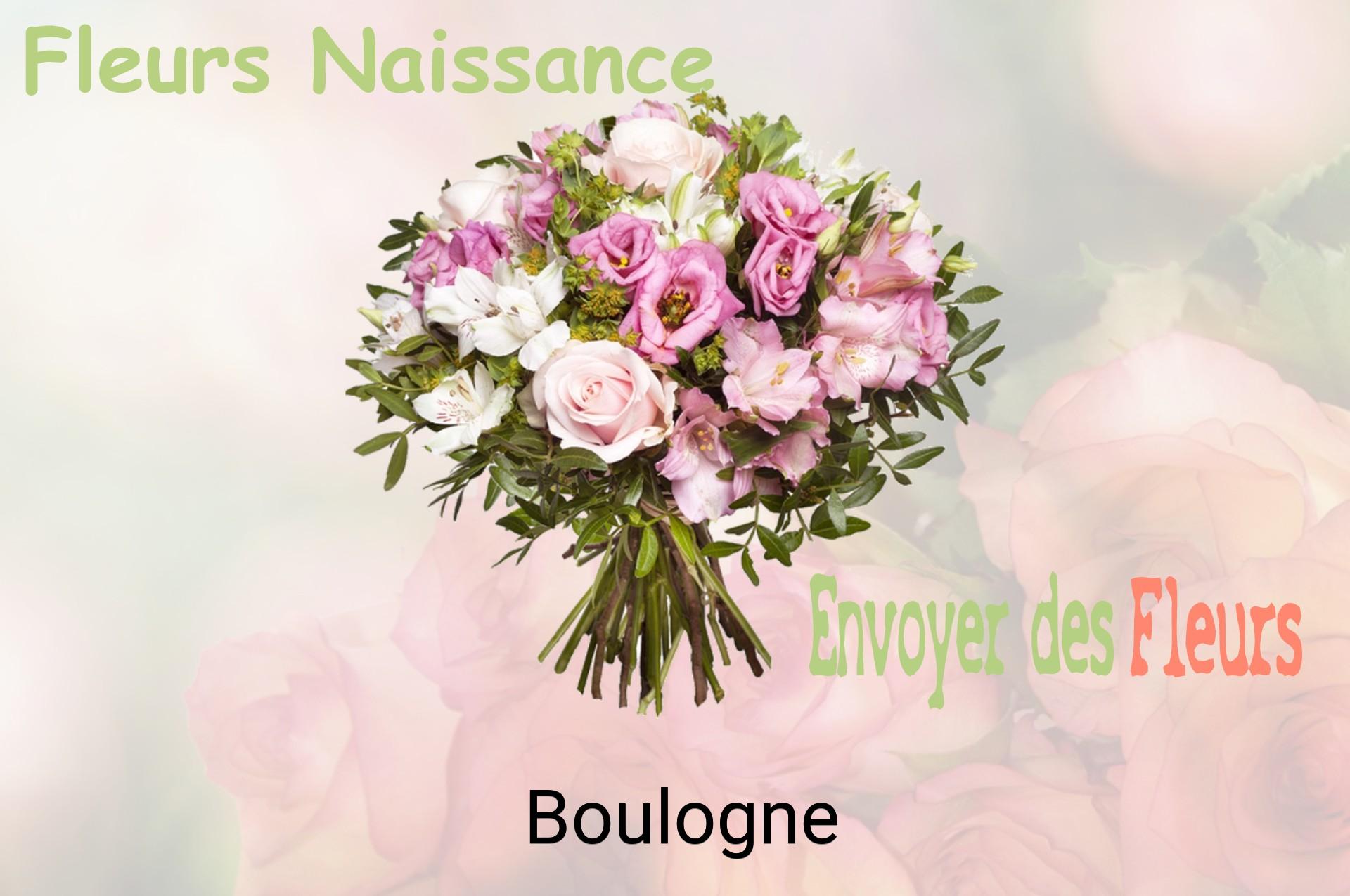 Bouquet de fleurs de naissance livré à Boulogne